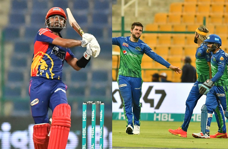 Babar fights out but Multan Sultans overcome Karachi Kings