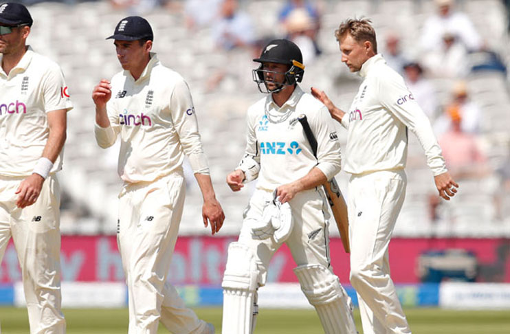 NZ's Conway makes debut double century before Root helps revive England