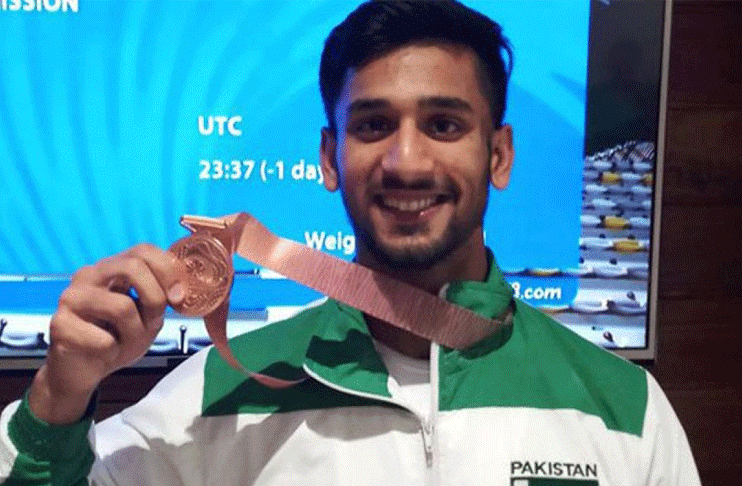 Talha Talib wins Bronze medal in World Weightlifting Championship