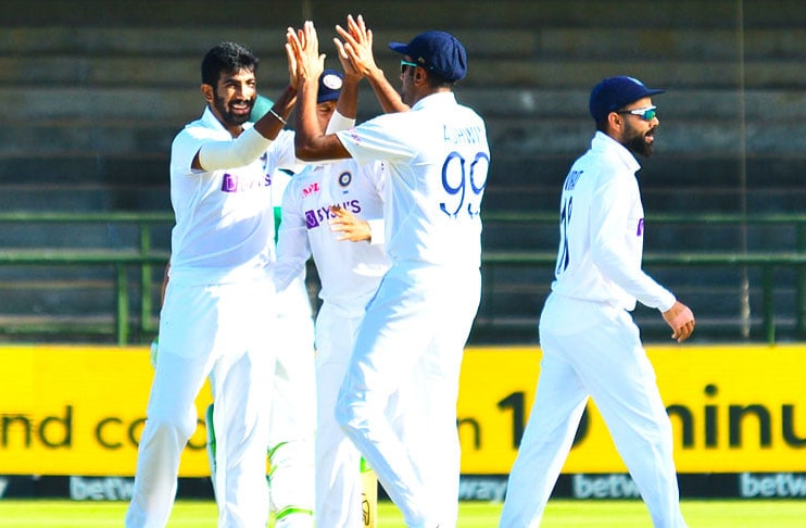Late wicket bolsters India on first day of the third Test