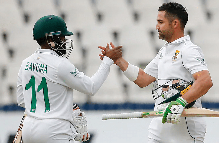 Elgar shines as South Africa level the series 1-1