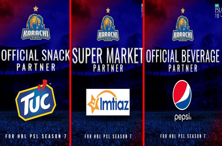 Karachi Kings sign sponsorship with Tuc, Imtiaz, Pepsi