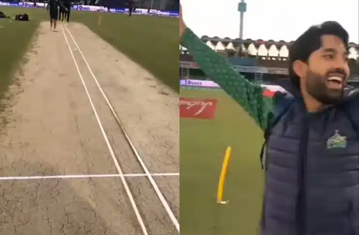 WATCH: 'Different style Bowling' - Rizwan's fun amuse PSL fans