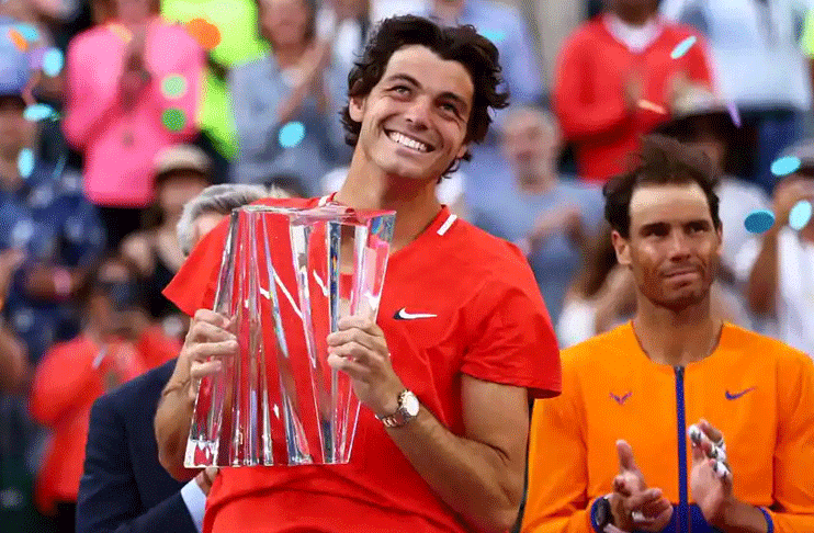 Stubborn Fritz shrugs off injury to see off Nadal at Indian Wells