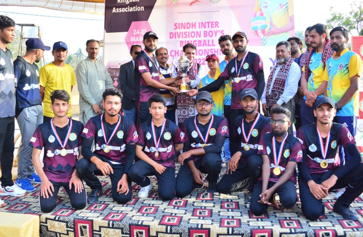 Karachi wins Sindh Inter-division Boys Ringball Championship 2022