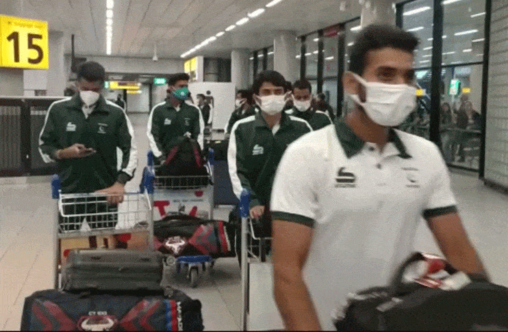 Pakistan Hockey Team reaches Amsterdam for Europe tour