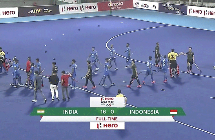 India thrash Indonesia 16-0, knock Pakistan out of Hockey Asia Cup 2022