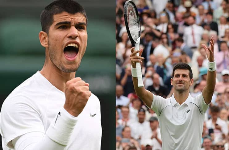 Djokovic racks up 80th Wimbledon win as Alcaraz fights back