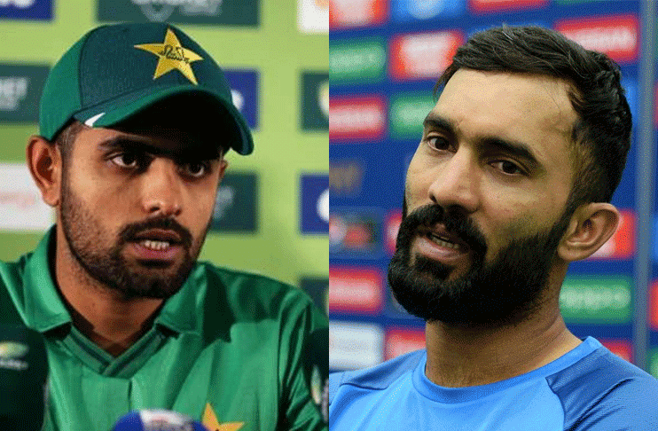 Babar Azam reacts to Dinesh Karthik's comment in his praise