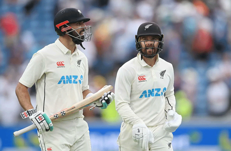 Mitchell, Blundell stand firm as New Zealand score 225/5 at Stumps