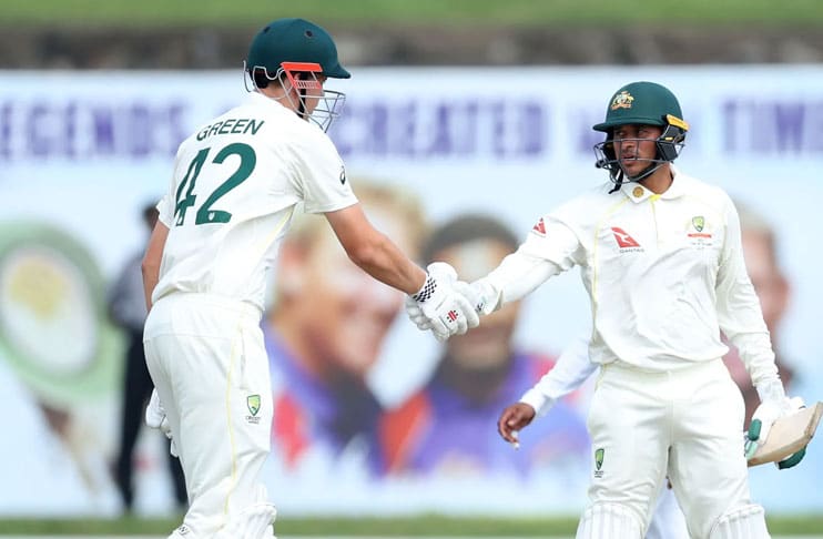 Green, Khawaja star as Australia attain lead on a rain-hit second day