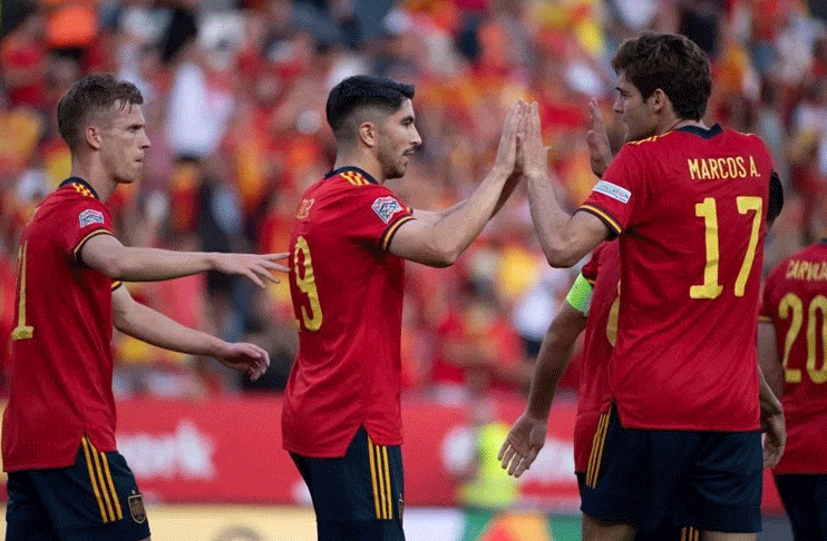 Spain move to top after easy win over Czech Republic in Nations League