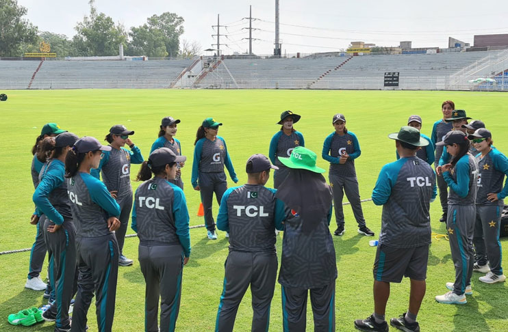 Pakistan Women's team's training session kicks off today