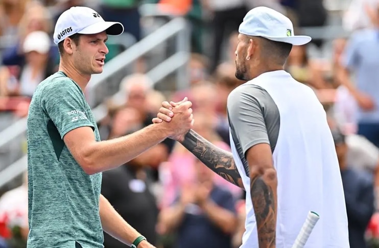 Hurkacz ends Kyrgios streak in Montreal, sets semi-final clash with Ruud