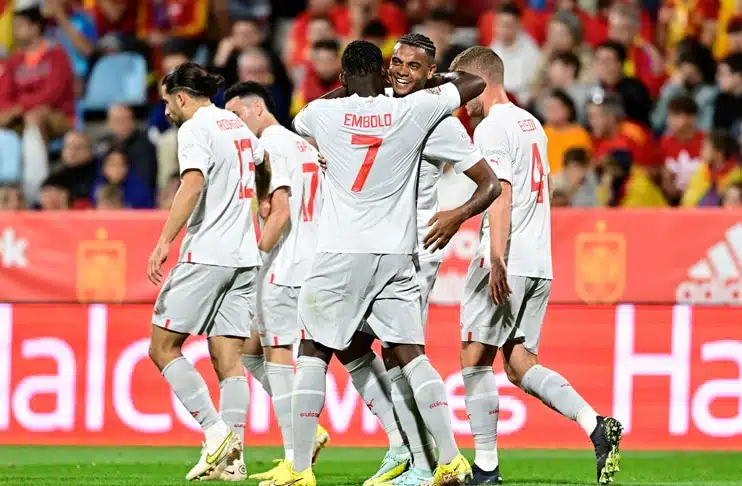 Swiss find holes in Spain defence in Nations League upset