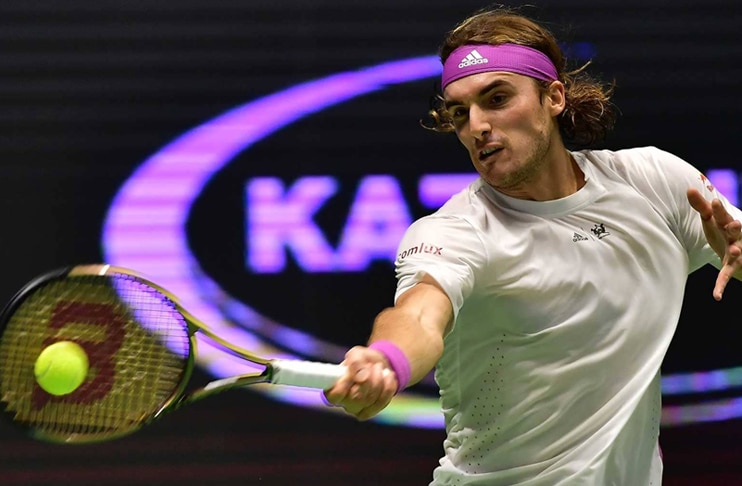 Tsitsipas fights back against Rublev to reach Astana final
