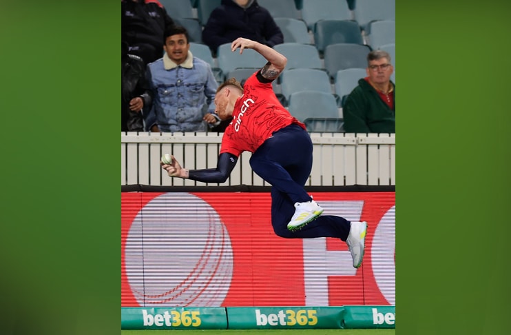 WATCH: Ben Stokes saves a six with a stunning fielding effort at boundary