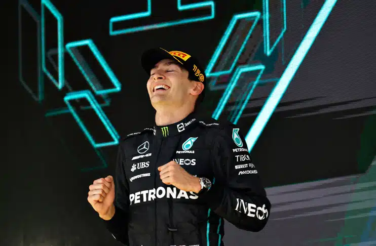 Russell claims first F1 win in Mercedes-dominated Sao Paulo GP