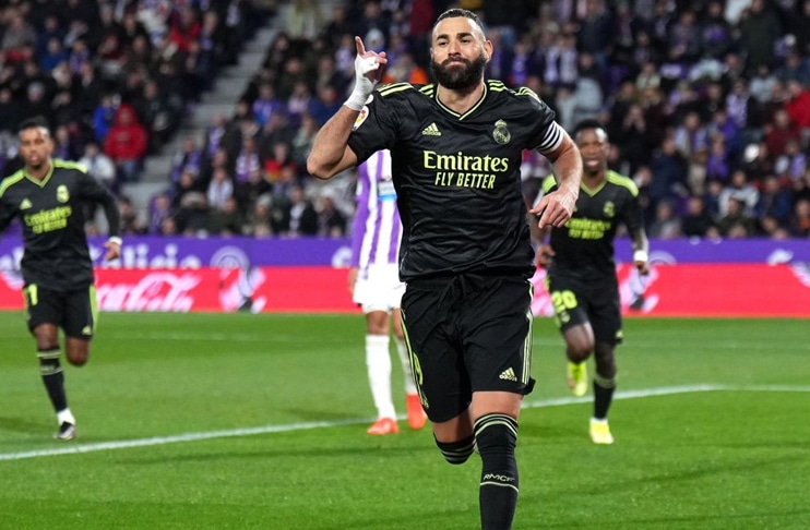 Benzema's double propel Real Madrid thrash Valladolid