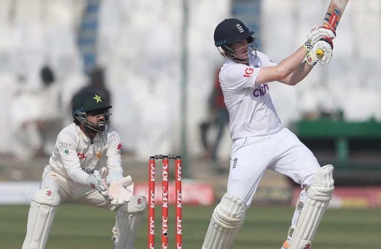 Brook's century takes England on top as Pakistan trail by 29 runs