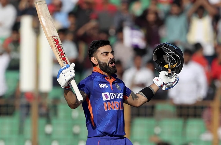 Virat Kohli surpasses Ricky Ponting with 72nd international century