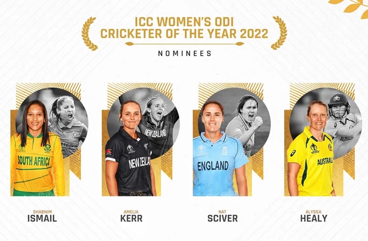 ICC unveils nominees for Women's ODI Cricketer of the Year