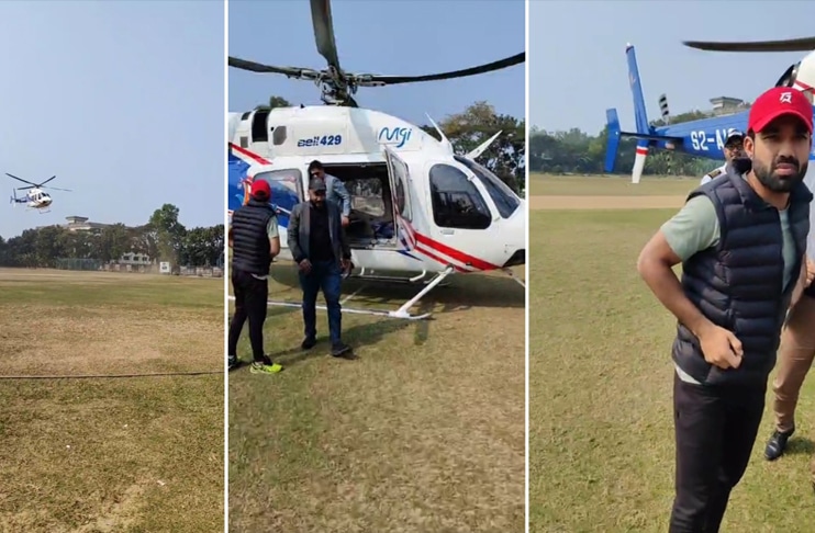 Rizwan reaches Chittagong in helicopter for BPL