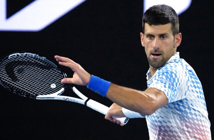 Djokovic barrels into Australian Open third round as seeds fall