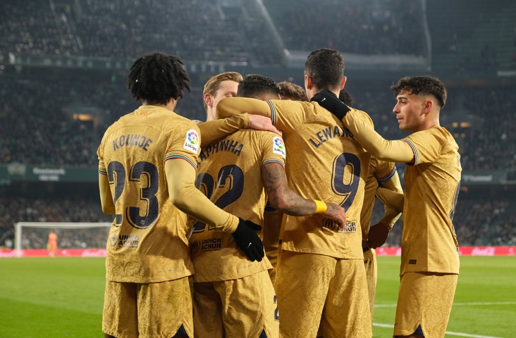 Barca beat Real Betis 2-1 to go eight points clear at top of LaLiga