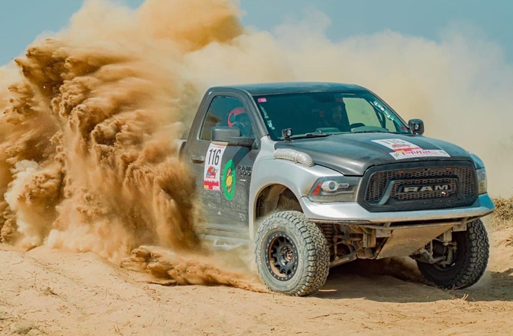 Taimur shocks big names at Hub Rally Cross 2023