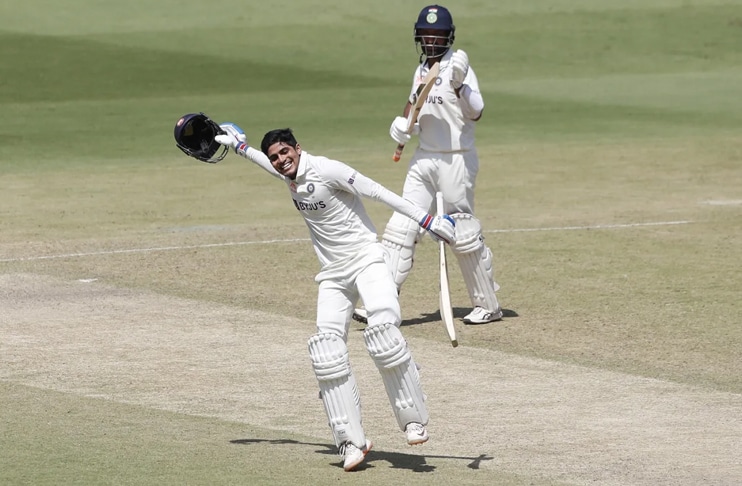 Gill ton powers India's reply but Australia still ahead
