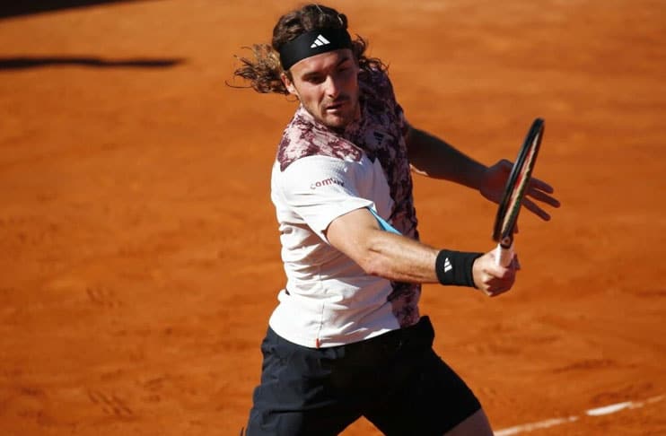 Tsitsipas sweeps into Barcelona semi-finals