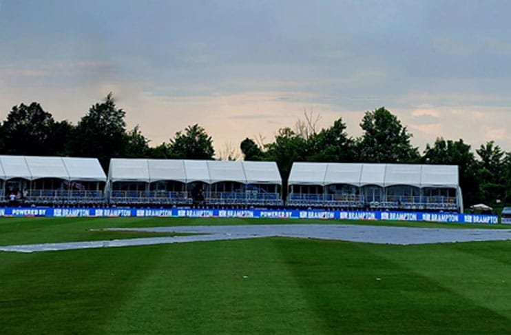 GT20: Brampton Wolves, Surrey Jaguars split points after washout