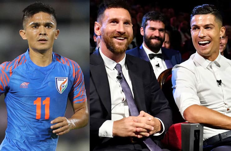India's Sunil Chhetri claims to be better than Ronaldo, Messi