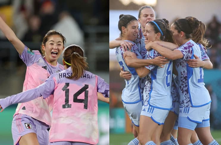 Clinical Japan, slick Spain surge into Women's World Cup quarters