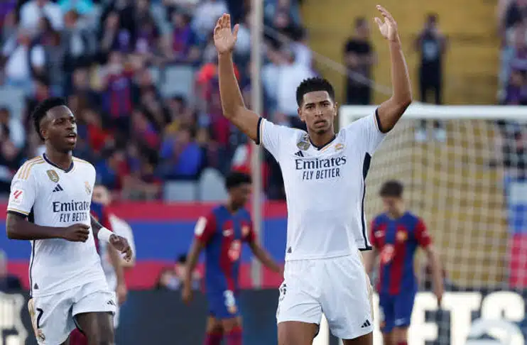 La Liga: Bellingham brace earns Real Madrid Clasico win at Barcelona