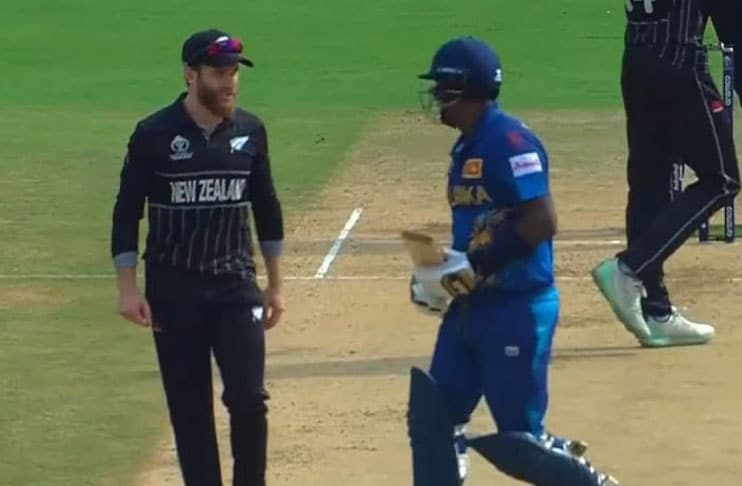 Watch: Williamson, Boult engage in funny banter with Angelo Mathews