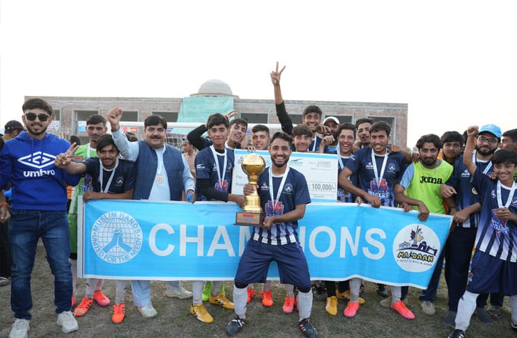 Peshawar Tigers win Muslim Hands School Football Championship
