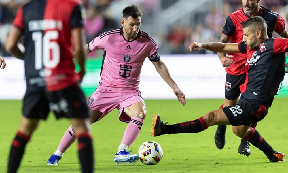 Messi's Inter Miami and Newell's Old Boys draw 1-1 in friendly