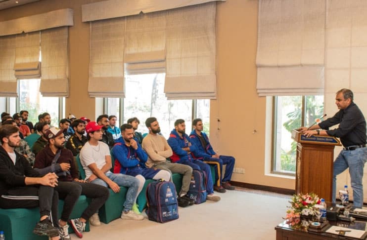 PCB Chairman meets Pakistan players participating in PSL 9