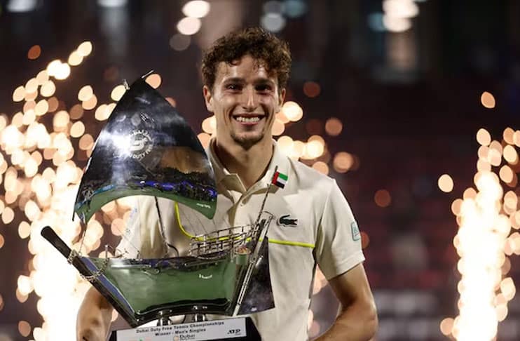 Ugo Humbert continues fine final form to clinch Dubai ATP
