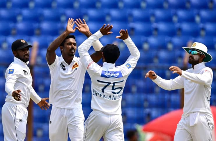 Sri Lanka on top in Bangladesh Test despite 2nd innings batting blues