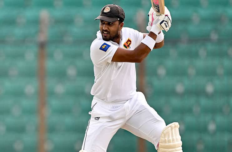 Dinesh Chandimal flies back home midway through the Chattogram Test