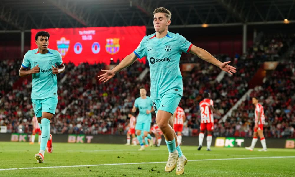 Fermin Lopez's brace powers Barcelona to win over Almeria