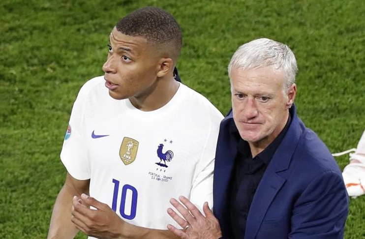 Injured Mbappe 'doing better every day' says France coach Deschamps