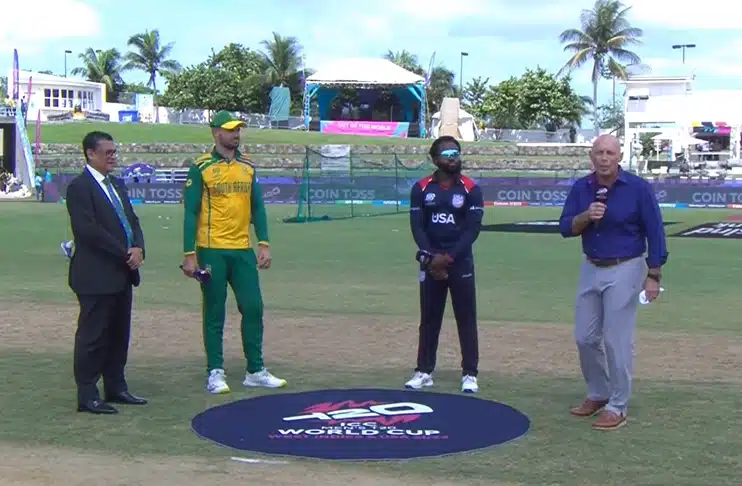 T20 World Cup: USA win toss, elect to bowl first against South Africa