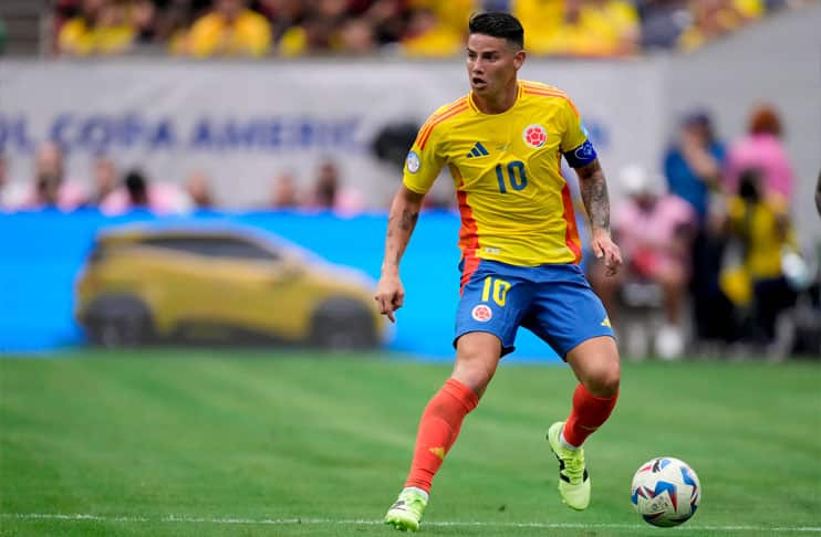 James Rodriguez steers Colombia past Paraguay at Copa America
