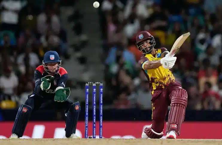 West Indies crush USA to keep their semi-final hopes alive