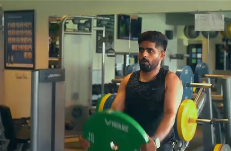 WATCH: Babar Azam sweats it out at gym ahead of Bangladesh Test