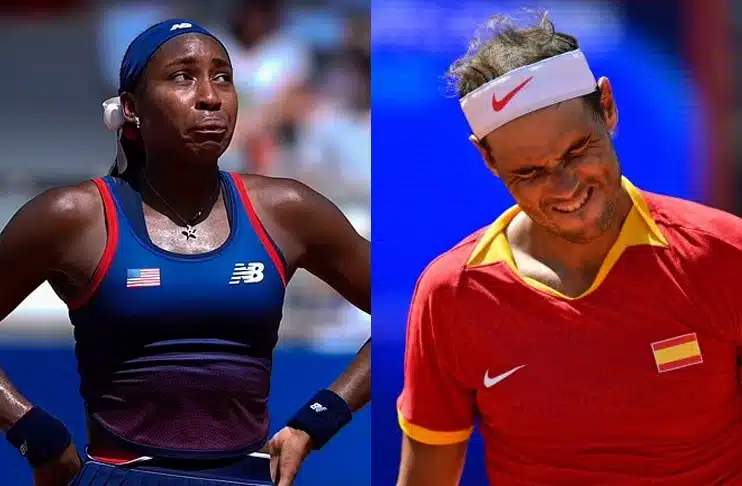 Tearful Gauff dumped out of Olympics after umpire row as Nadal returns